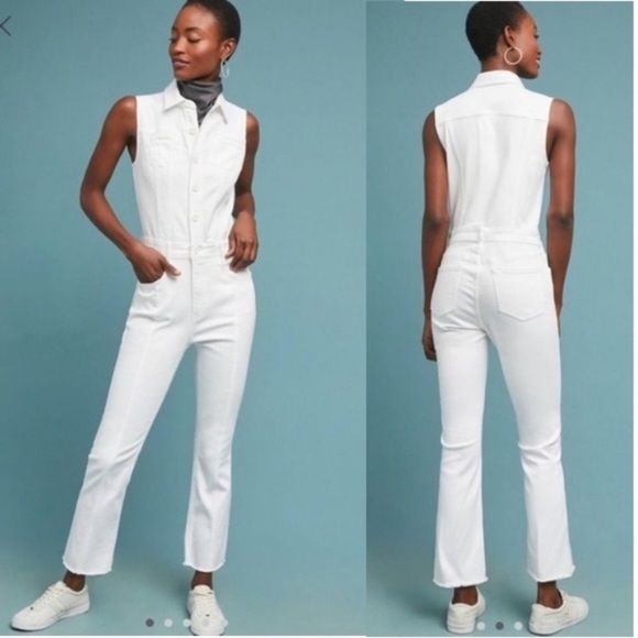 🆕NWT 6-8 Anthropologie Pilcro Denim Jumpsuit